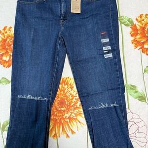 Levi's Women's Dark Blue Straight Leg Jeans